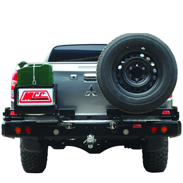 Wheel Carrier 022-02 Rear Bar with 1 Wheel Carrier and 1 Jerry Can Holder
