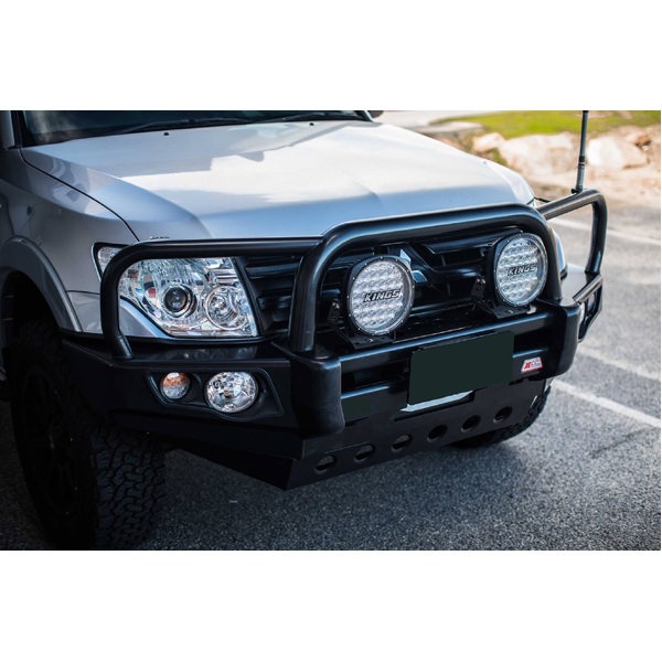 Falcon 707-01 Triple Black Loop Winch Bar for Toyota Hilux LN106 (With Bracket Kit)