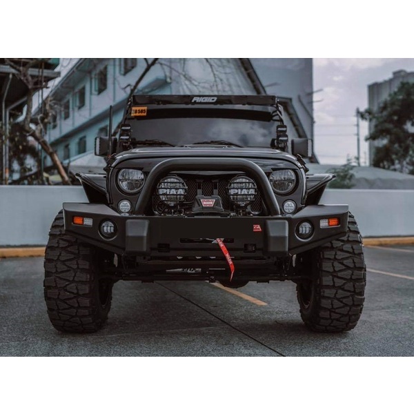 Technical 007-01 Single Loop Winch Bar for Jeep JK 2007-2018 (with Bracket Kit)