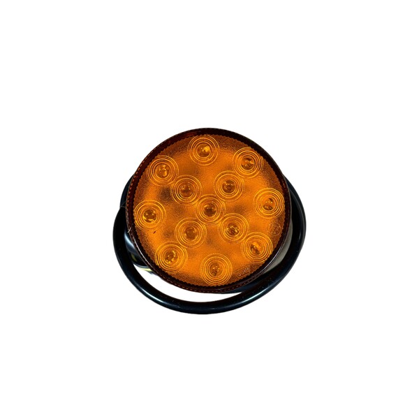 Jack 022-03 / 022-02 Rear Bar LED Indicator Light (single) Orange - Old Style (flat lens)