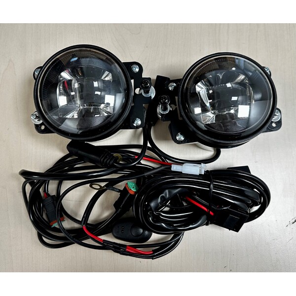 Rocker 078 LED Fog Lights with Wiring Loom (not compatible with SQ) - Pair