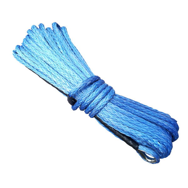 Synthetic Winch Rope - 30m x 12mm - Blue