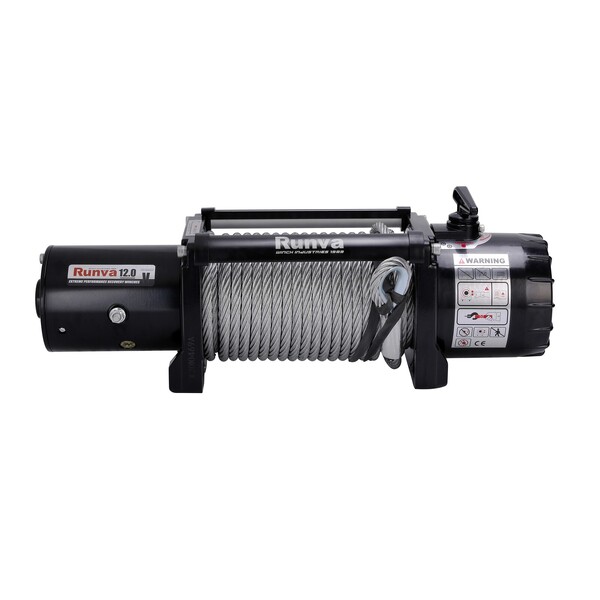 EWV12000 Ultimate Winch 24V with Steel Cable 