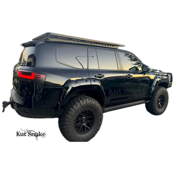 Slimline Smooth Flares for Toyota Landcruiser 300 Series (FJA300 2022-2024) - Full Set (#63)