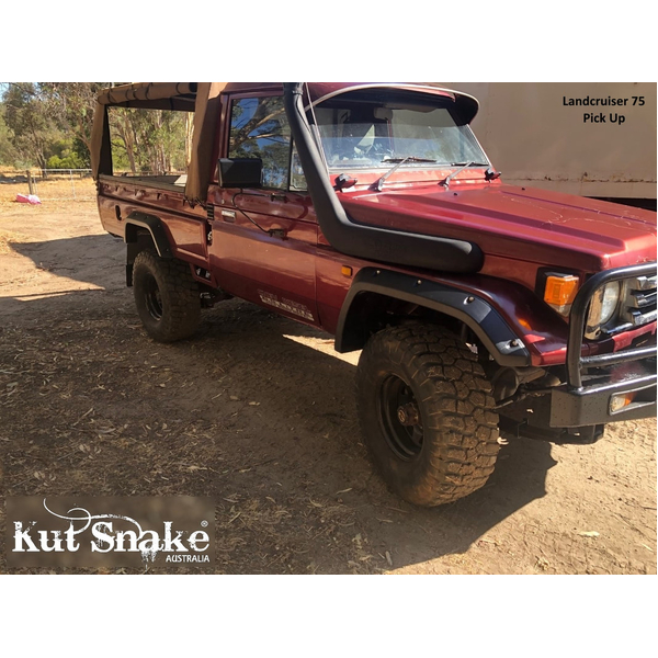 Monster Textured Flares for Toyota Landcruiser 70 Series Longnose - Front Set Only (#26FS)
