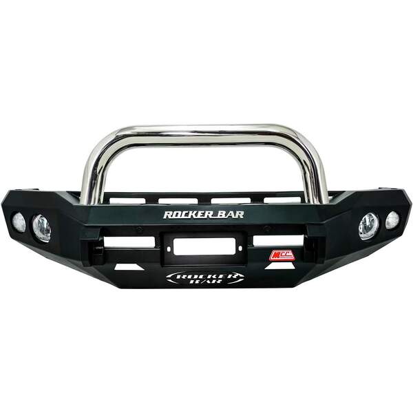 Rocker 078-01 Single Chrome Loop Winch Bar for Toyota Landcruiser 100 Series