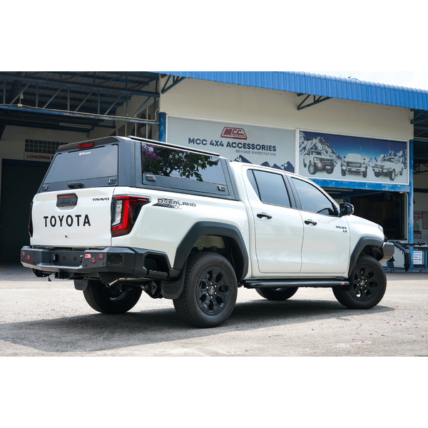 Stainless Steel Touring Canopy with Security Grille/Windows for Toyota Hilux 2015-2026
