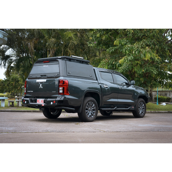 Stainless Steel Adventure Canopy with Solid Steel Gullwings for Mitsubishi Triton MV 2024-on
