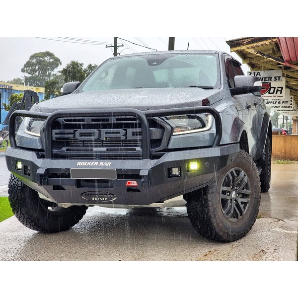 Rocker 078-02SQ Triple Loop Winch Bar for Ford Ranger PX2 Wildtrak/Everest UA 2015-2019