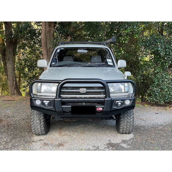 Falcon 707-01 Triple Black Loop Winch Bar for Ford Ranger PX3 Wildtrak/FX4 Max/Everest UA2 2019-2022