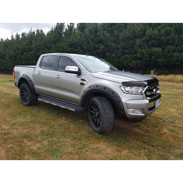 Slimline Textured Flares for Ford Ranger PX Series 2012-2022 - Full Set for Winch Bar (#18)