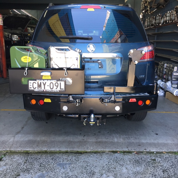 Wheel Carrier 022-02 Rear Bar for Holden Colorado 7/Trailblazer 2012-2020 (With Checker)