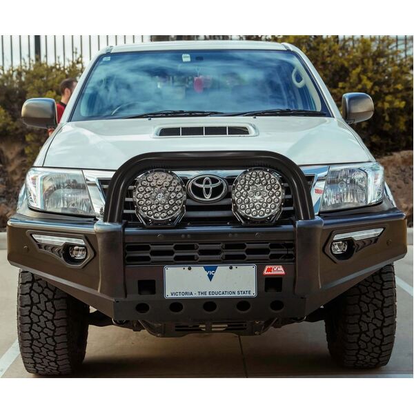 Phoenix 808-01 Single Black Loop Premium Winch Bar for Toyota Hilux 2012-2015