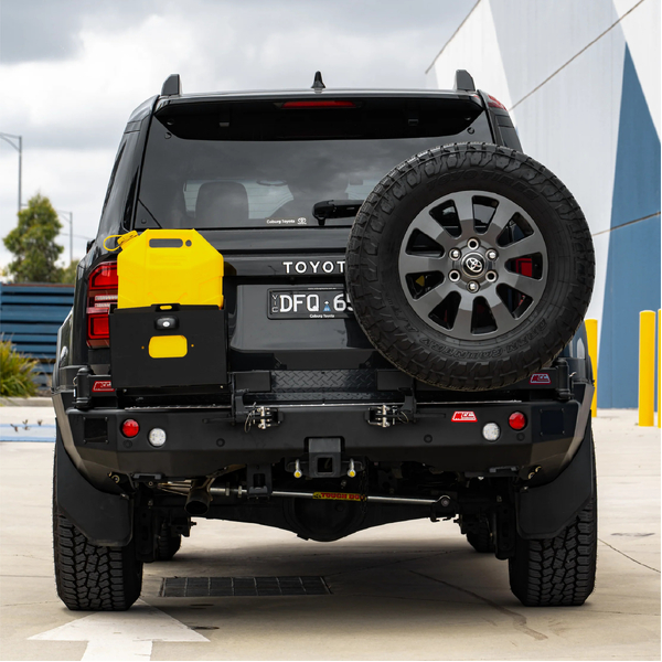 Single Wheel and Single Jerry 022-02 Rear Bar for Toyota Prado 250 2024-on