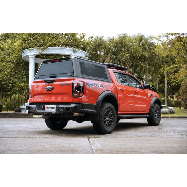 Stainless Steel Touring Canopy with Sliding Windows for Ford Ranger Next-Gen