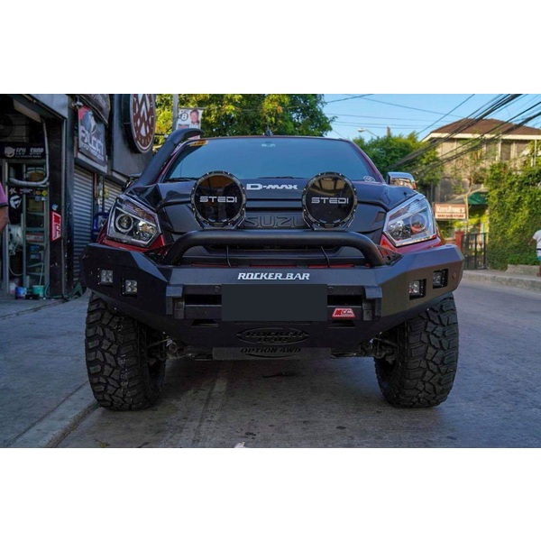 Rocker 078-01SQ Low Loop Winch Bar for Isuzu Dmax/MU-X 2017-2020