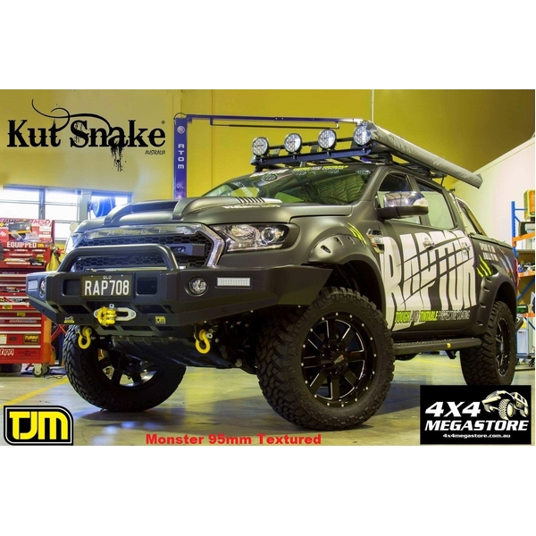 Monster Smooth Flares for Ford Ranger PX1/PX2 2012-2019 - Full Set for Winch Bar